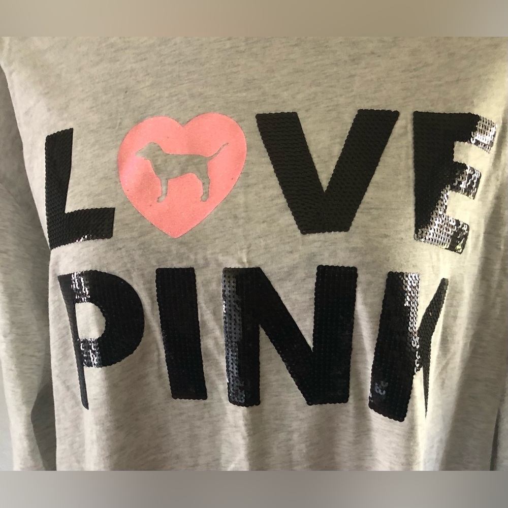 Victoria’s Secret PINK Long Sleeve Shirt- Size Large nwt - Picture 2 of 3